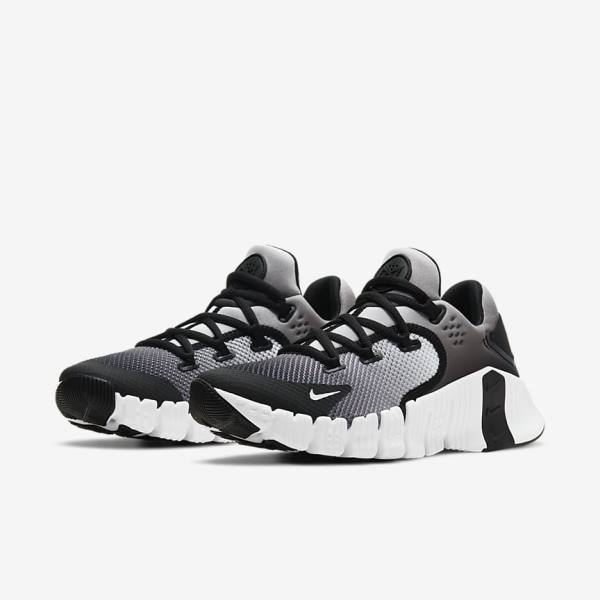 Women's Nike Free Metcon 4 Training Shoes Black / Pink | NK790PYH