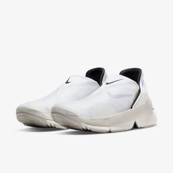 Women's Nike Go FlyEase Sneakers White / Black | NK748QFK