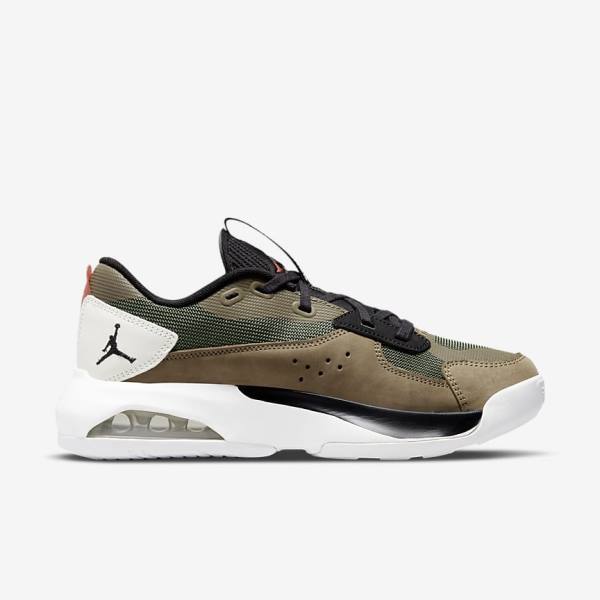 Women's Nike Jordan Air 200E Sneakers Olive / White / Brown / Red | NK735XKY