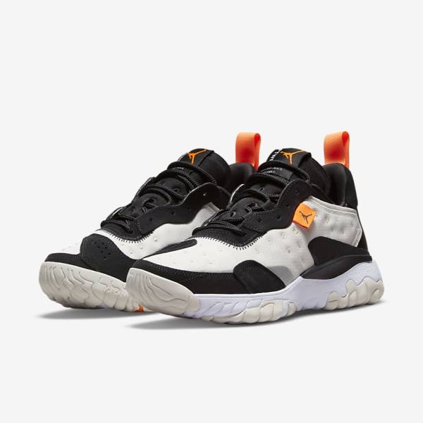 Women's Nike Jordan Delta 2 Sneakers Black / White / Orange | NK064XOH