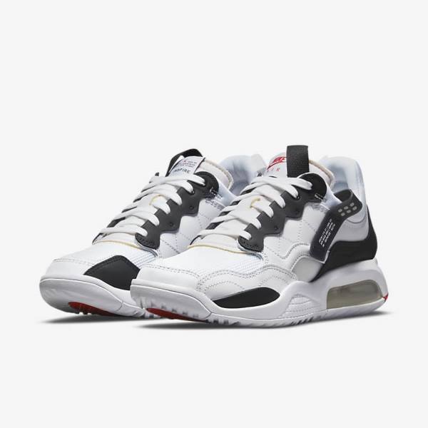 Women's Nike Jordan MA2 Sneakers White / Red / Light Grey / Black | NK360KRD