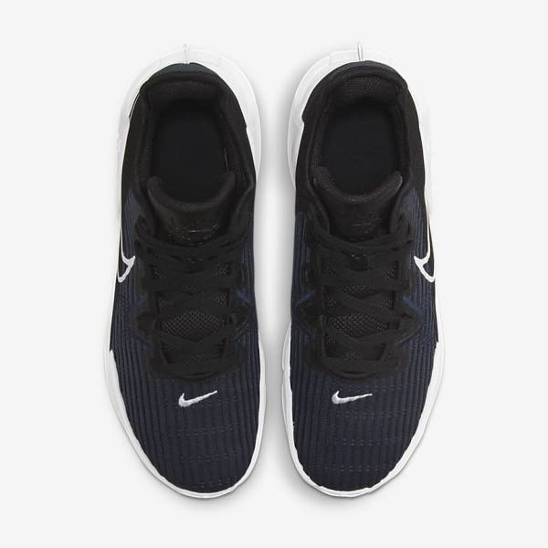 Women's Nike LeBron Witness 6 Basketball Shoes Black / Dark Obsidian / White | NK632UCT