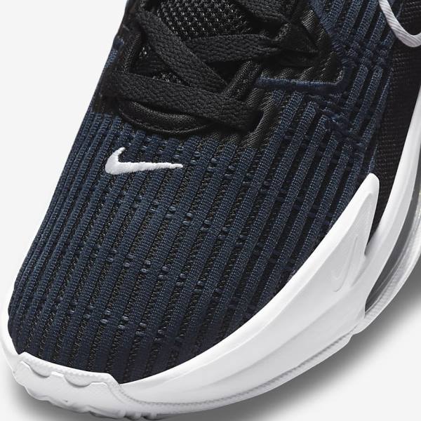 Women's Nike LeBron Witness 6 Basketball Shoes Black / Dark Obsidian / White | NK632UCT