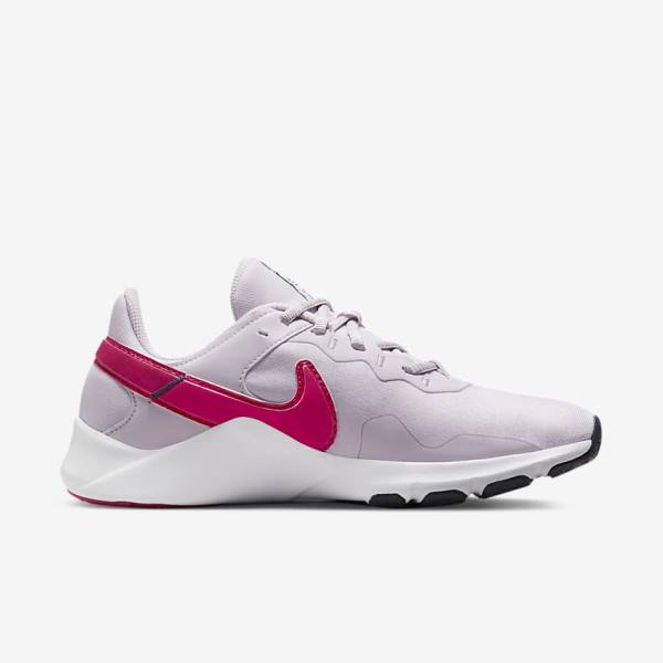 Women's Nike Legend Essential 2 Training Shoes White / Blue / Pink | NK782GFS