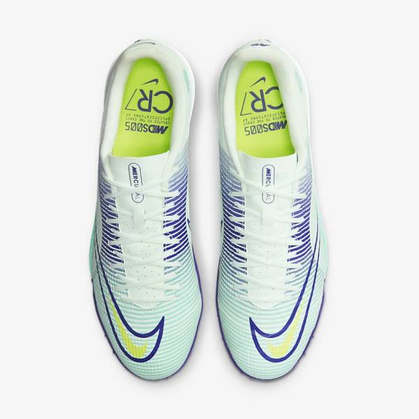 Women's Nike Mercurial Dream Speed Vapor 14 Academy TF Turf Football Shoes Green / Purple / Green | NK907PNS