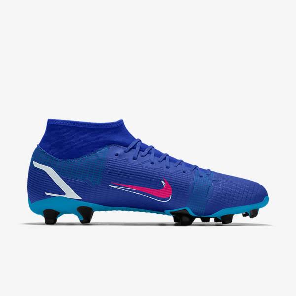 Women's Nike Mercurial Superfly 8 Academy By You Custom Football Shoes Multicolor | NK081ATR