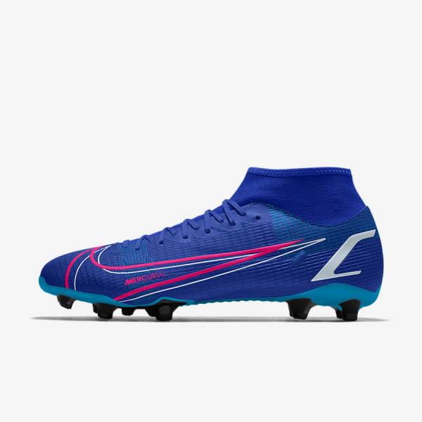 Women\'s Nike Mercurial Superfly 8 Academy By You Custom Football Shoes Multicolor | NK081ATR