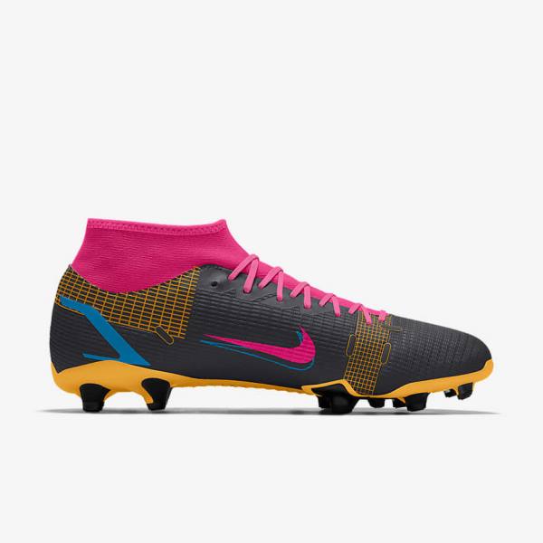 Women's Nike Mercurial Superfly 8 Academy By You Custom Football Shoes Multicolor | NK385WUX