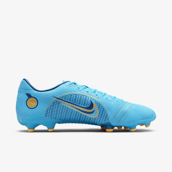 Women's Nike Mercurial Vapor 14 Academy MG Multi-Ground Football Shoes Blue / Orange | NK719XZN