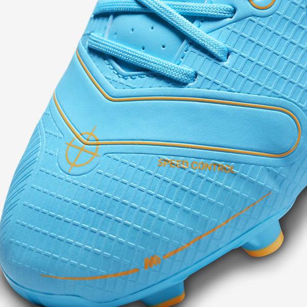 Women's Nike Mercurial Vapor 14 Academy MG Multi-Ground Football Shoes Blue / Orange | NK719XZN