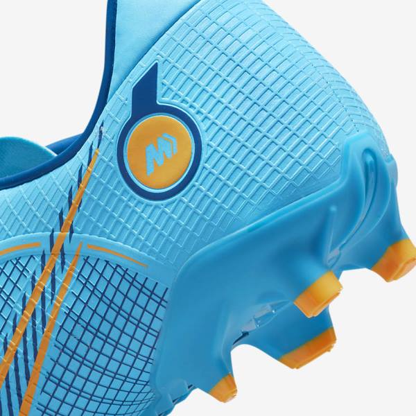 Women's Nike Mercurial Vapor 14 Academy MG Multi-Ground Football Shoes Blue / Orange | NK719XZN