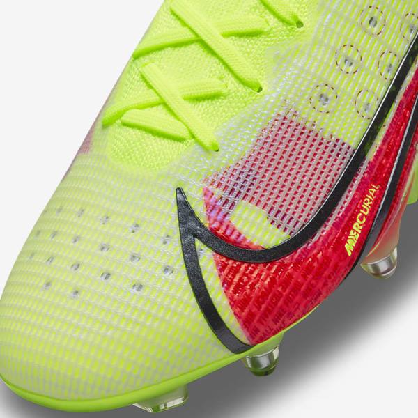 Women's Nike Mercurial Vapor 14 Elite SG-Pro AC Soft-Ground Football Shoes Black / Light Red | NK357WFX