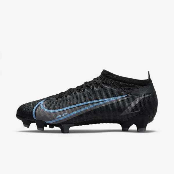 Women\'s Nike Mercurial Vapor 14 Pro FG Firm-Ground Football Shoes Black | NK907YBR