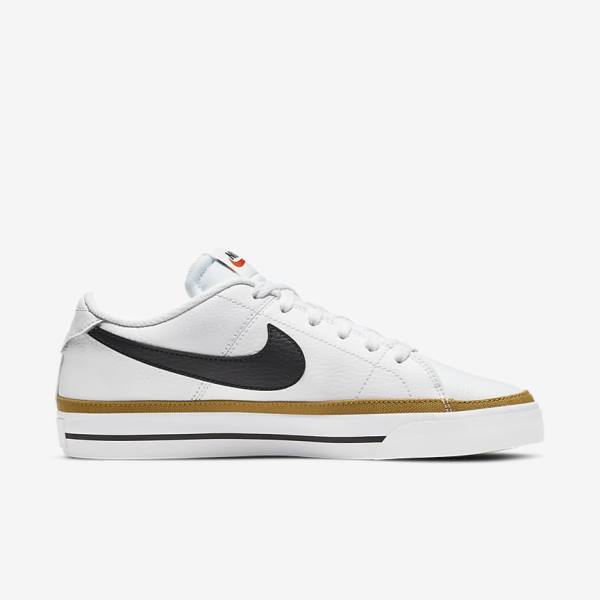 Women's Nike NikeCourt Legacy Sneakers White / Black | NK578DUN