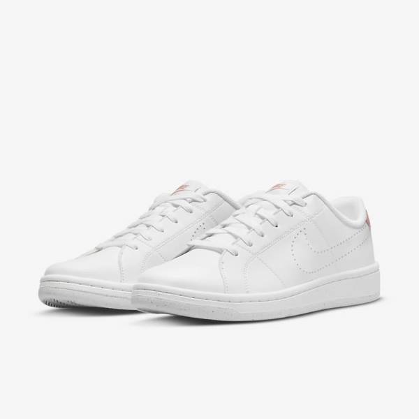 Women's Nike NikeCourt Royale 2 Next Nature Sneakers White / Black / Rose | NK492NCA