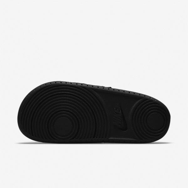 Women's Nike Offcourt Slides Black / White | NK370LFP