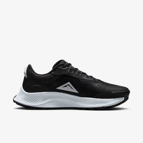 Women's Nike Pegasus Trail 3 Trail Running Shoes Black / Dark Grey / Platinum | NK295RZE