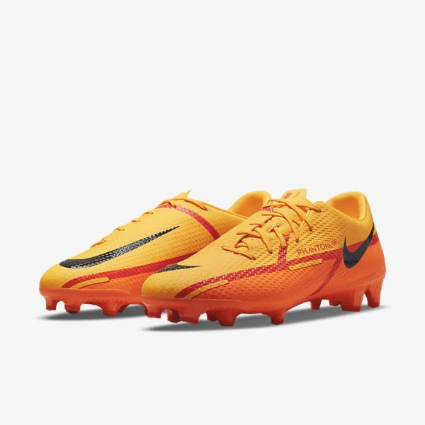 Women's Nike Phantom GT2 Academy MG Multi-Ground Football Shoes Orange / Light Red / Black | NK194YBP