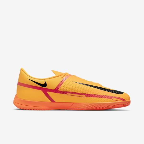 Women's Nike Phantom GT2 Club IC Indoor Court Football Shoes Orange / Light Red / Black | NK956QEK