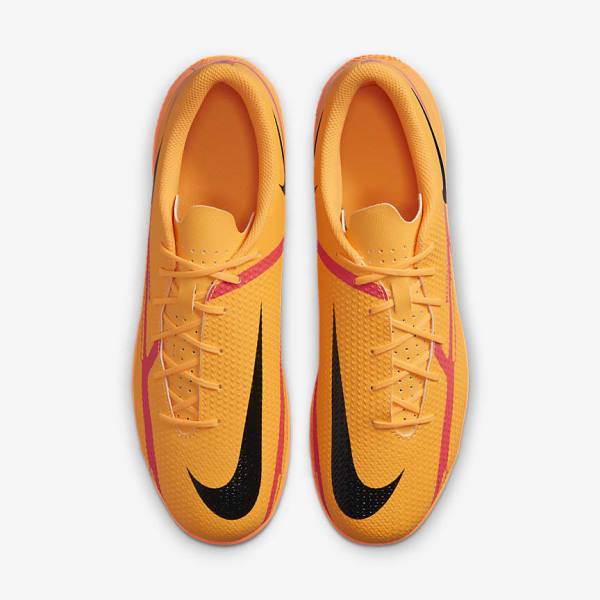 Women's Nike Phantom GT2 Club IC Indoor Court Football Shoes Orange / Light Red / Black | NK956QEK