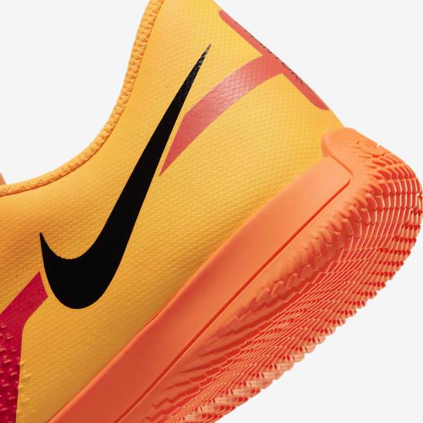 Women's Nike Phantom GT2 Club IC Indoor Court Football Shoes Orange / Light Red / Black | NK956QEK