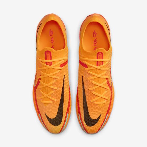 Women's Nike Phantom GT2 Elite FG Firm-Ground Football Shoes Orange / Light Red / Black | NK125FXJ