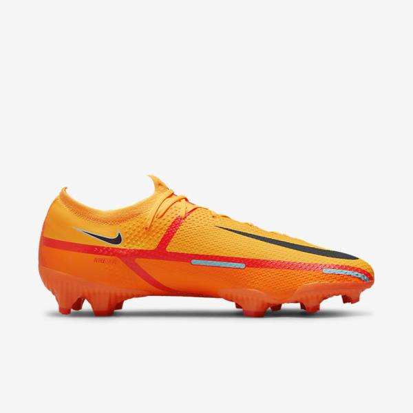 Women's Nike Phantom GT2 Pro FG Firm-Ground Football Shoes Orange / Light Red / Black | NK860RSK