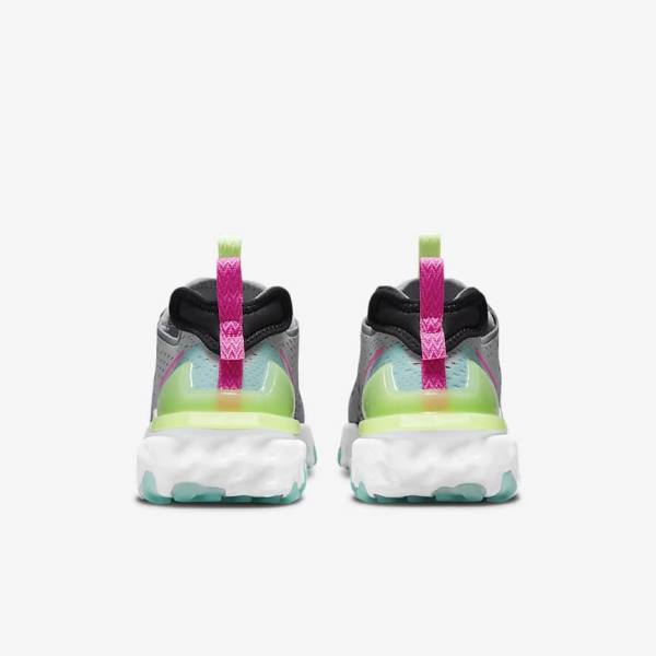 Women's Nike React Vision Sneakers Grey / Pink / Black | NK348WKZ