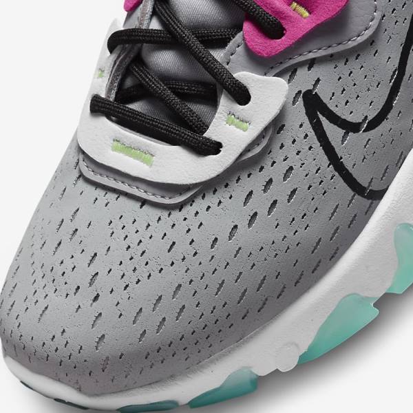 Women's Nike React Vision Sneakers Grey / Pink / Black | NK348WKZ