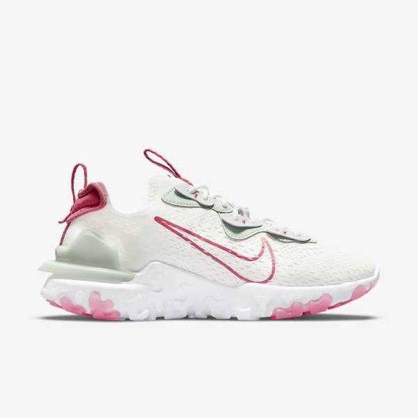 Women's Nike React Vision Sneakers Platinum / Pink | NK310JRX