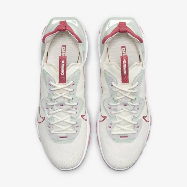 Women's Nike React Vision Sneakers Platinum / Pink | NK310JRX