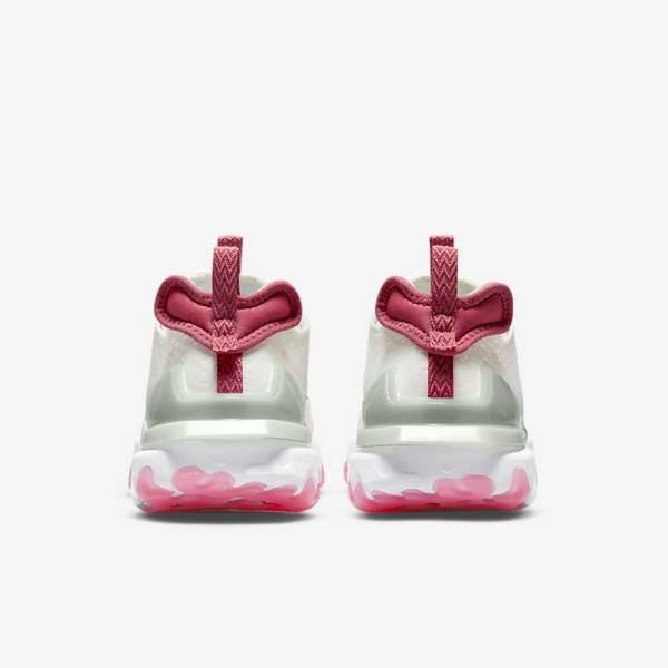 Women's Nike React Vision Sneakers Platinum / Pink | NK310JRX