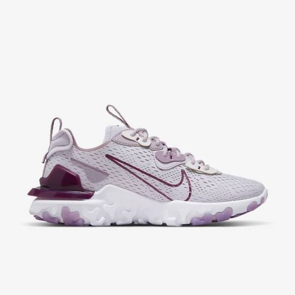 Women's Nike React Vision Sneakers Purple | NK478OHZ