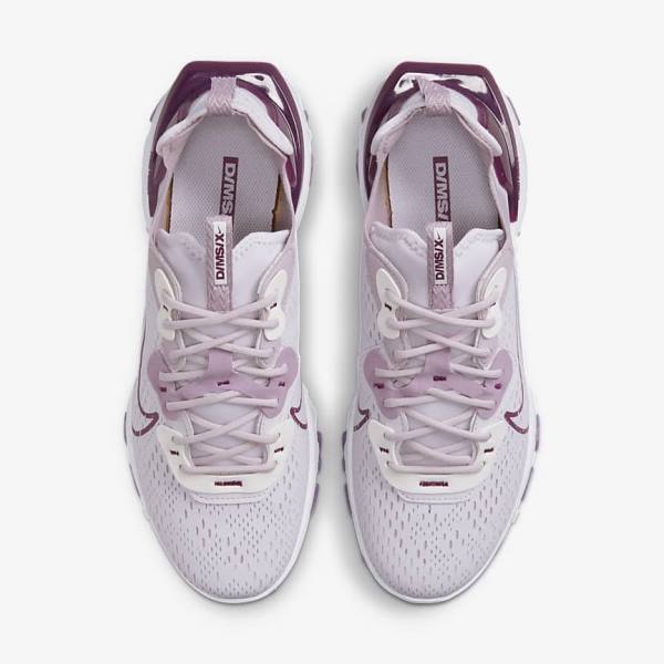 Women's Nike React Vision Sneakers Purple | NK478OHZ