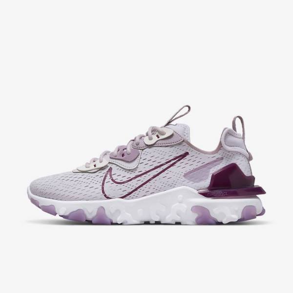 Women\'s Nike React Vision Sneakers Purple | NK478OHZ