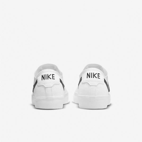 Women's Nike SB BLZR Court Skate Shoes White / Black / Black | NK019ABC