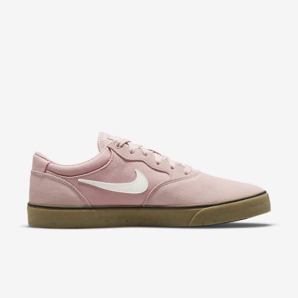 Women's Nike SB Chron 2 Skate Shoes Pink / Light Brown | NK471XKI