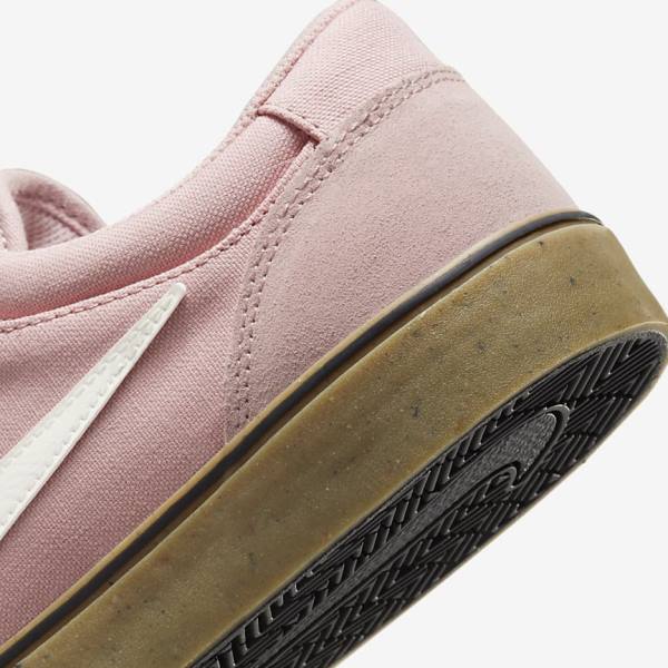 Women's Nike SB Chron 2 Skate Shoes Pink / Light Brown | NK471XKI