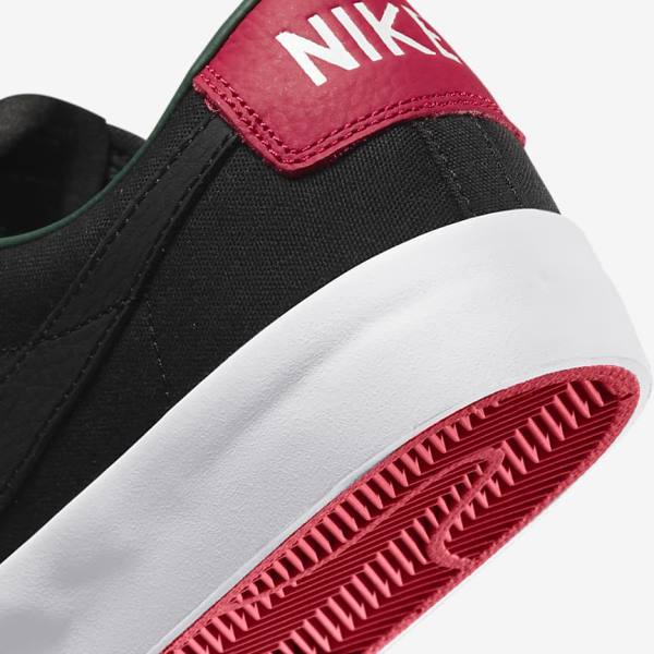 Women's Nike SB Zoom Blazer Low Pro GT Premium Sneakers Black / Red / Black | NK750YPE