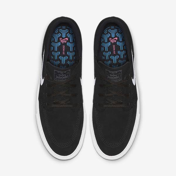 Women's Nike SB Zoom Stefan Janoski RM Sneakers Black / Grey / Light Brown / White | NK597HQC