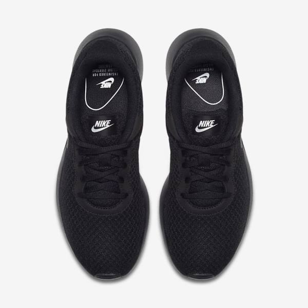 Women's Nike Tanjun Sneakers Black / White | NK729JQV