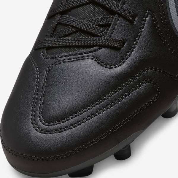 Women's Nike Tiempo Legend 9 Club MG Multi-Ground Football Shoes Black / Dark Grey | NK351DKQ