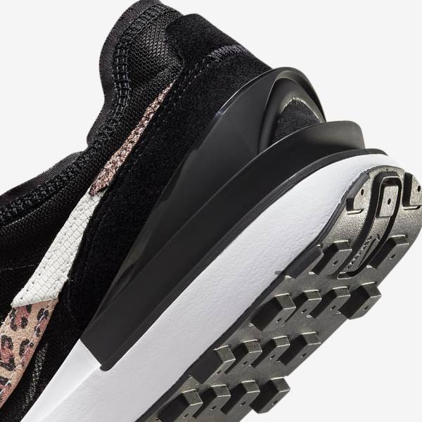 Women's Nike Waffle One SE Sneakers Black / Multicolor | NK074ZBF