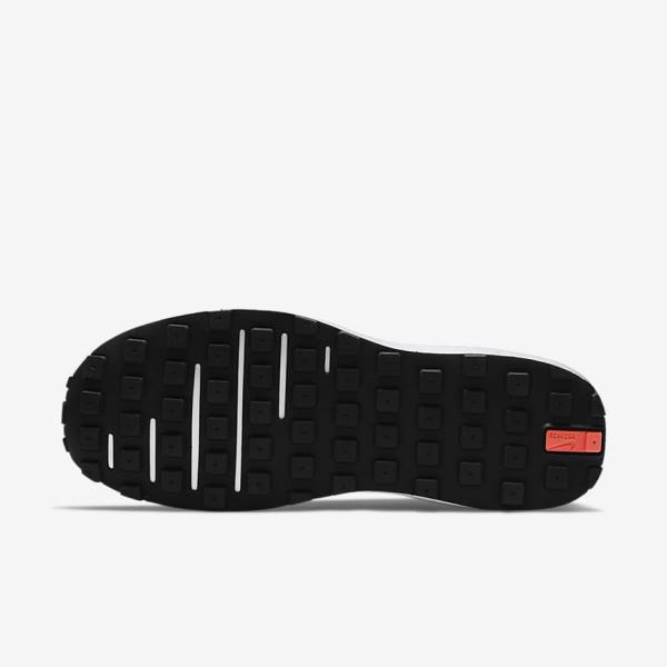 Women's Nike Waffle One Sneakers Black / Orange / White | NK275OUN