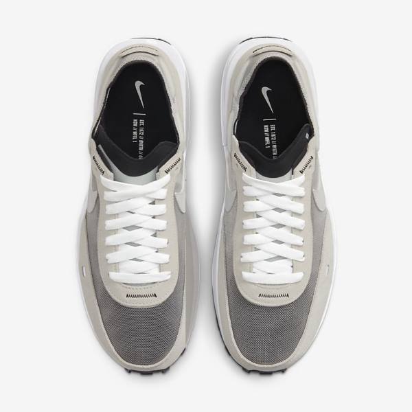 Women's Nike Waffle One Sneakers White / Black / Orange | NK615JFY