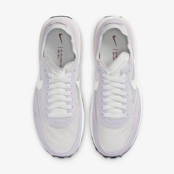 Women's Nike Waffle One Sneakers White / Light Pink | NK830MTI