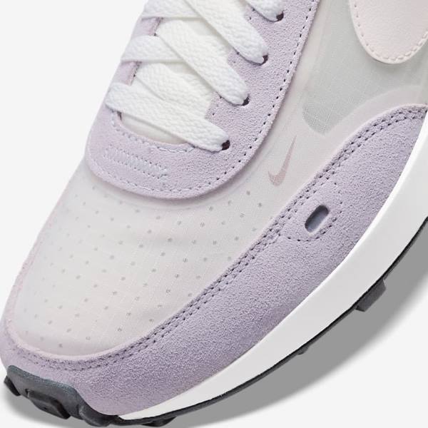 Women's Nike Waffle One Sneakers White / Light Pink | NK830MTI