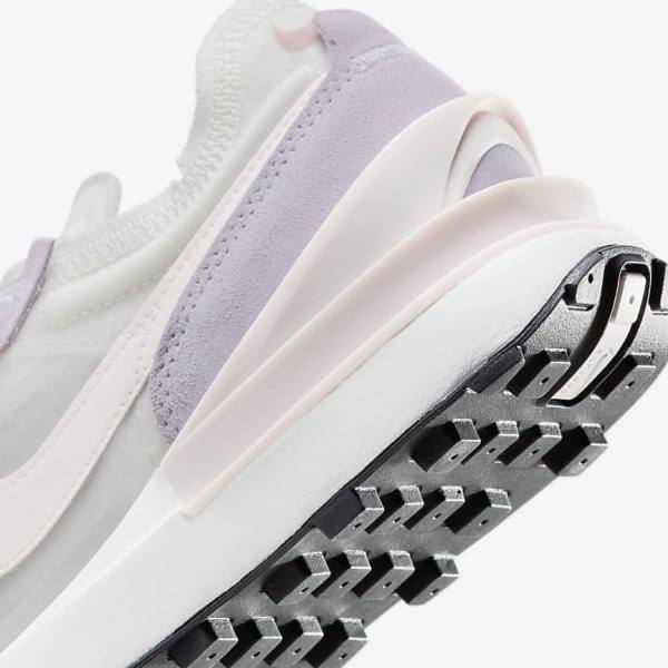 Women's Nike Waffle One Sneakers White / Light Pink | NK830MTI