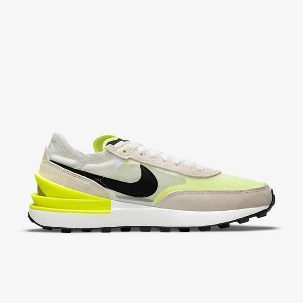 Women's Nike Waffle One Sneakers White / Black | NK845HXM