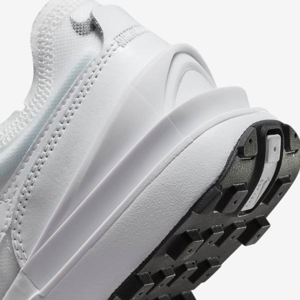 Women's Nike Waffle One Sneakers White / Black / White | NK960SVB